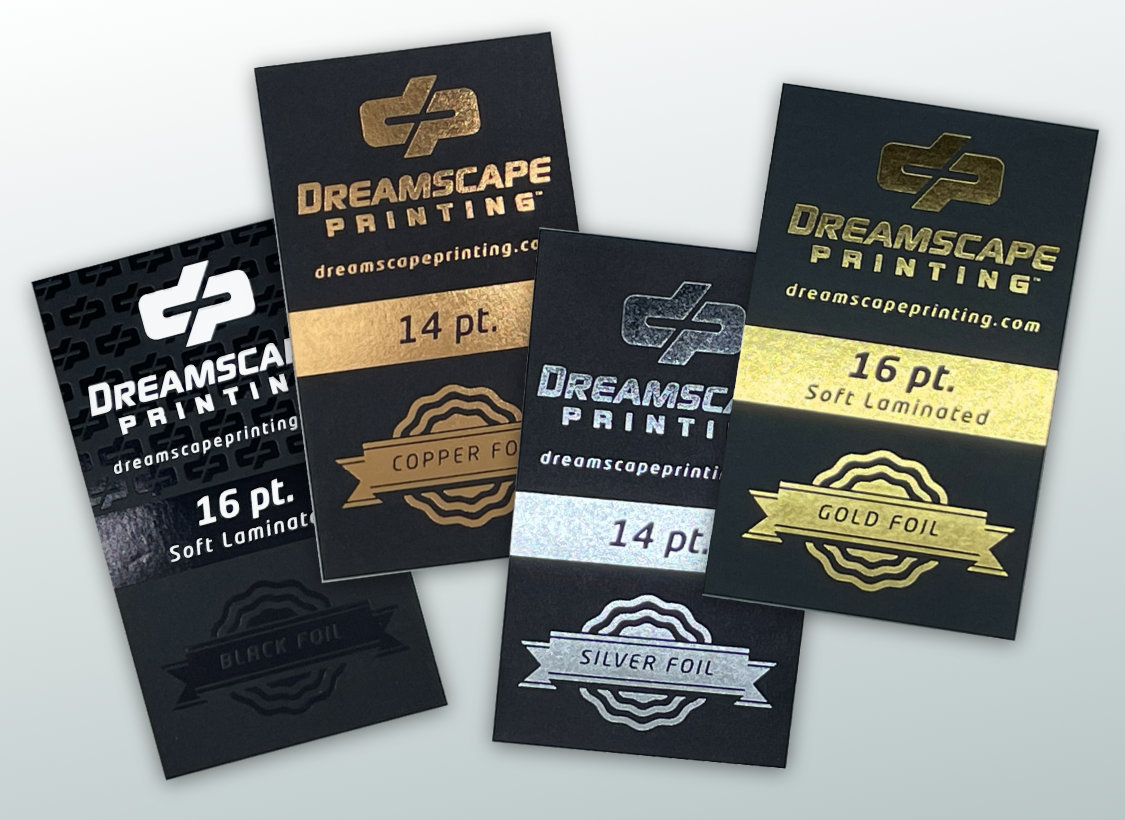 A sample of our foil cards.